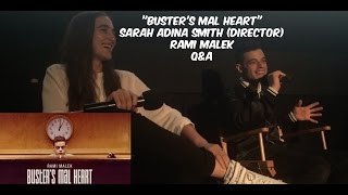 RAMI MALEK  SARAH ADINA SMITH BUSTERS MAL HEART QA  ANGELIKA FILM CENTER  LadyJenevia