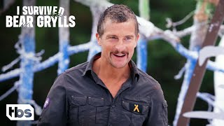 Contestants Eat Raw Ox Lips Clip  I Survived Bear Grylls  TBS
