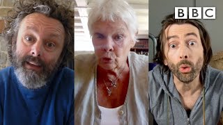 Judi Dench puts David Tennant and Michael Sheen in their place  Staged  BBC