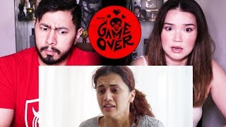 GAME OVER  Official Trailer Reaction by Jaby Koay and Achara  Taapsee Pannu  Ashwin Saravanan