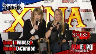 Xenas Lucy Lawless  Renee OConnor Fan Expo Canada  Full Panel