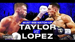 JOSH TAYLOR vs TEOFIMO LOPEZ  Preview  Boxing Highlights