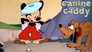 Canine Caddy 1941 Disney Cartoon Short Film  Mickey Mouse Pluto