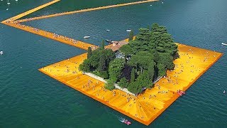 Christo  Walking on Water  official trailer 2019 Christos Floating Piers