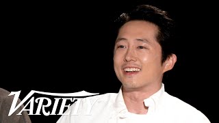 Steven Yeun Ali Wong Talk Beef Spicy Scenes and Sneaking Cigarettes Between Takes
