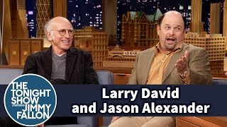 Larry David and Jason Alexander Dont Like Backstage Chitchat