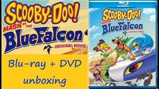 SCOOBYDOO Mask of the Blue Falcon Bluray  DVD unboxing