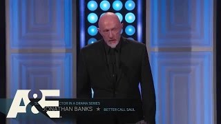 Jonathan Banks Wins Best Supporting Actor in a Drama Series  2015 Critics Choice TV Awards  AE
