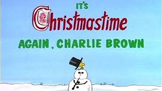 Its Christmastime Again Charlie Brown 1992 Christmas Animated Short Film