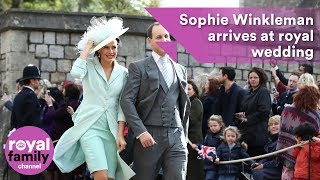 Princess Eugenies Wedding Sophie Winkleman arrives