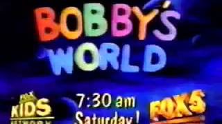 Bobbys World Fox Kids Saturday Promo 1991