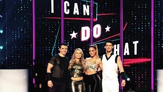 Joe Jonas  Nicole Scherzinger with The Skating Aratas  NBCs I Can Do That