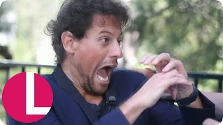 Ross King Scares The Life Out Of Ioan Gruffudd  Lorraine