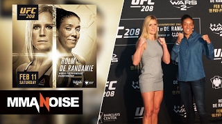 UFC 208 Stare down w Holly Holm Anderson Silva Glover Teixeira  MMA Noise