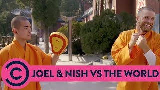Joel Lets Out A Fart During Monk Training  Joel  Nish Vs The World  Comedy Central
