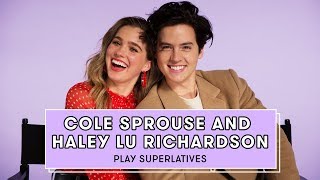 Cole Sprouse and Haley Lu Richardson Talk Love Languages Five Feet Apart and More  Superlatives