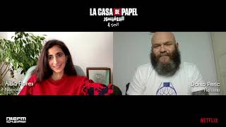 La Casa De Papel Money Heist Interview w Alba Flores  Darko Peric