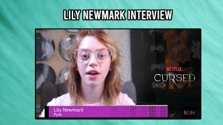 Lily Newmark as Pym in Cursed  BGN Interview