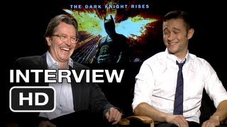 The Dark Knight Rises Interview  Gary Oldman Joseph GordonLevitt 2012 HD