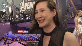 Avengers Endgame World Premiere  Producer Trinh Tran Interview