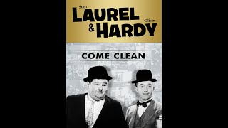 Laurel  Hardy  Come Clean 1931  Short Film  Classic Comedy