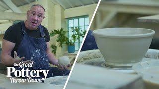 How to make a pottery bowl in under 3 minutes  Mini Masterclass  The Great Pottery Throw Down