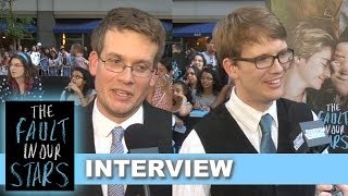 The Fault in Our Stars Interview 2014  John Green Hank Green Wyck Godfrey  Beyond The Trailer