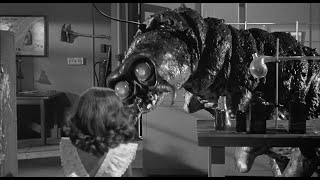 The Monster That Challenged The World 1957 Lab Attack Scene