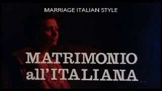 Marriage Italian Style 1964  Italian Trailer 1  Matrimonio Allitaliana 1