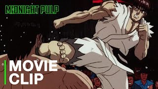 Ryu does deadly counter to Fei Long  HD Clip from Street Fighter II The Animated Movie