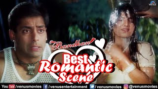 Best Romantic Scene  Bandhan  Salman Khan Jackie Shroff Shakti Kapoor  Hindi Movies 2023
