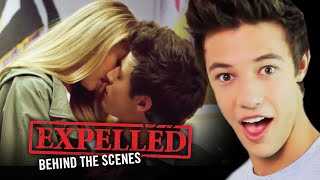 Cameron Dallas and Expelled Cast FIRST KISS Stories  Expelled Movie Behind the Scenes