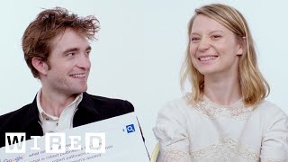 Robert Pattinson  Mia Wasikowska Answer the Webs Most Searched Questions  WIRED
