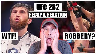 2 HORRIBLE DECISIONS UFC 282 Blachowicz vs Ankalaev Recap  Reaction