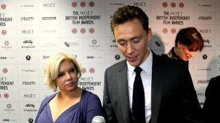 Alison Owen and Tom Hiddleston Interview  The British Independent Film Awards 2012