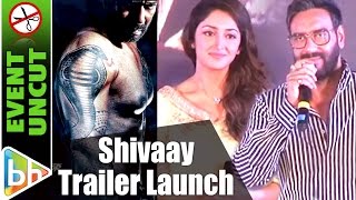 Shivaay Official Trailer Launch  Ajay Devgn  Event Uncut