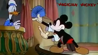 Magician Mickey 1937 Disney Cartoon Short Film  Mickey Mouse Donald Duck