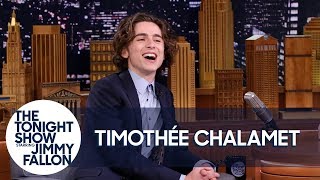 Timothe Chalamet Broke His Only Rule for The Tonight Show