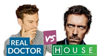 DOCTOR challenges HOUSE MD  Control S1E14  Real Doctor Reaction