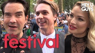 Premiere Interviews The Festival with Joe Thomas Emma Rigby Jimmy Carr Hannah Tointon  more