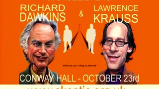 Richard Dawkins and Lawrence Krauss  An Evening With The Unbelievers at Conway Hall