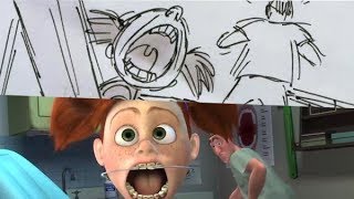 The Dentist Scene from Finding Nemo  Pixar Side by Side