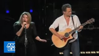 Stevie Nicks and Lindsey Buckingham Sing Landslide Live  American Express