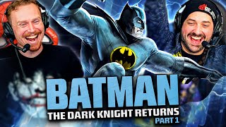 BATMAN The Dark Knight Returns Part 1 MOVIE REACTION FIRST TIME WATCHING DC Animated 2012