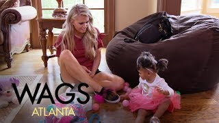 WAGS Atlanta  Kaylin Jurrjens Babysits Kierra Douglas Daughter  E