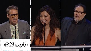 Robert Downey Jr Jon Favreau and MingNa Wen Receive Disney Legend Awards