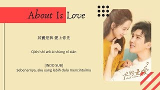 INDO SUB Jeric T  Love You More Lyrics  About Is Love OST Opening Theme Song