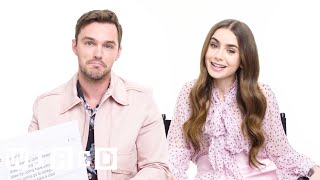 Lily Collins  Nicholas Hoult Answer the Webs Most Searched Questions  WIRED