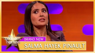 Salma Hayek Pinault Couldnt Remember If She Wore Underwear In Magic Mikes Last Dance  TGNS