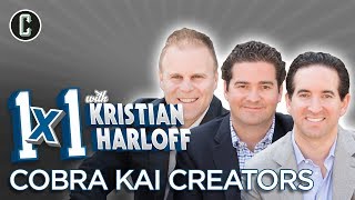Cobra Kai Creators Jon Hurwitz Hayden Schlossberg Josh Heald 1x1 W KRISTIAN HARLOFF